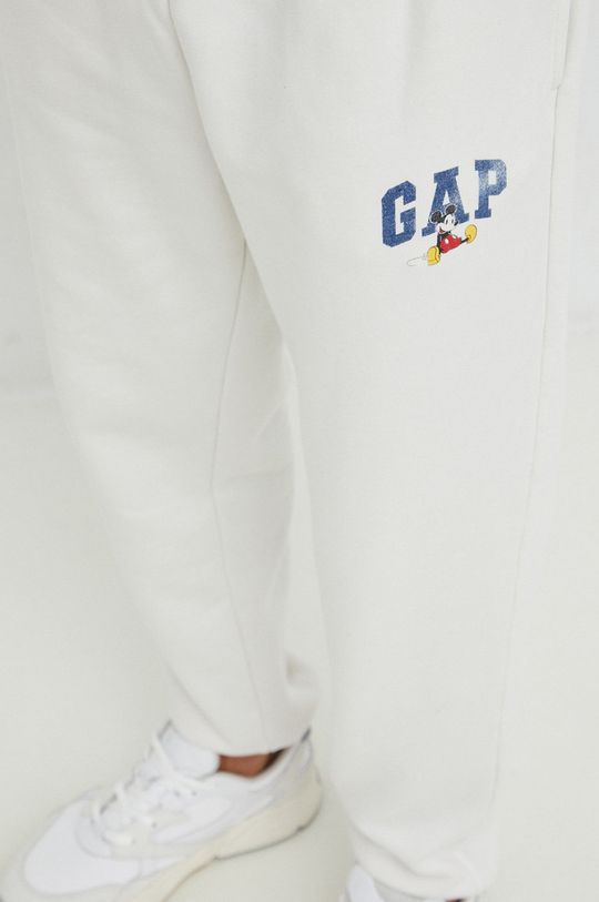 biały GAP spodnie x Disney