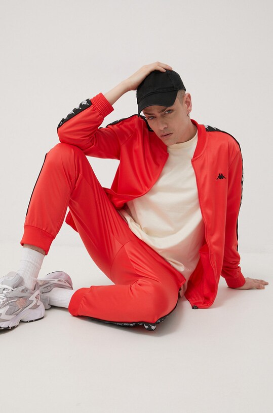Спортивный костюм Kappa мужской цвет красный | ANSWEAR.ua