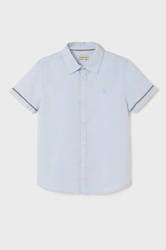 Παιδικό βαμβακερό πουκάμισο Mayoral μπλε