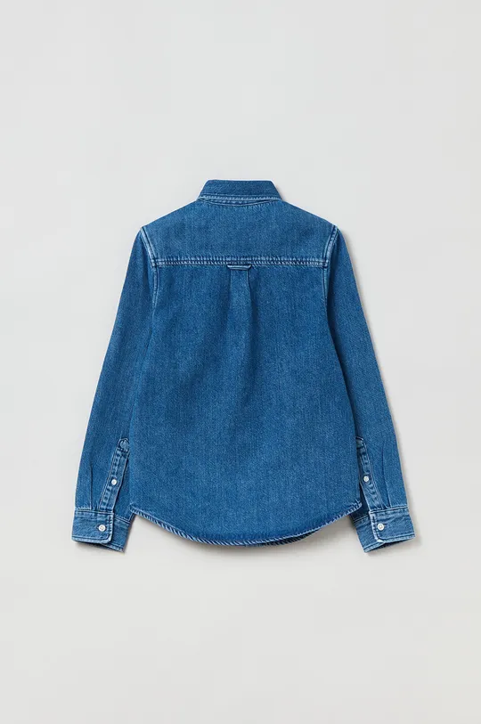 Детская джинсовая рубашка OVS голубой