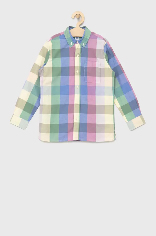 πολύχρωμο Παιδικό βαμβακερό πουκάμισο GAP Για αγόρια