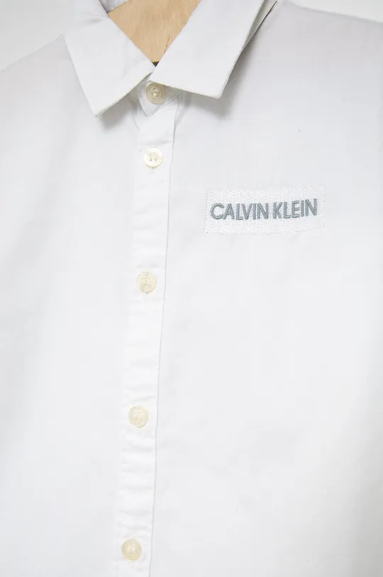 Calvin Klein Jeans Koszula bawełniana dziecięca IB0IB01135.PPYY 100 % Bawełna