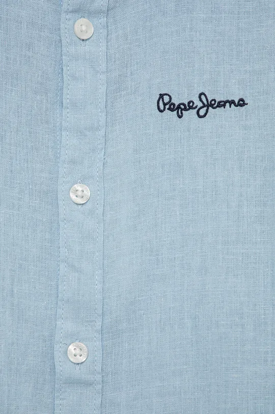 Παιδικό πουκάμισο από λινό μείγμα Pepe Jeans  55% Βαμβάκι, 45% Λινάρι