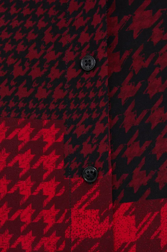 Hodvábna košeľa Tommy Hilfiger Icon červená