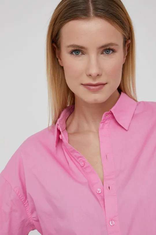 ροζ Βαμβακερό πουκάμισο Noisy May Γυναικεία