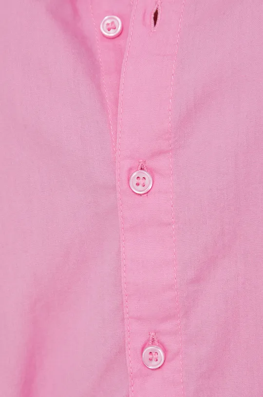 Βαμβακερό πουκάμισο Noisy May ροζ