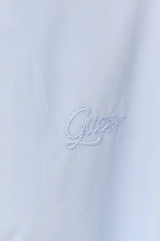 Bavlnená košeľa Guess modrá
