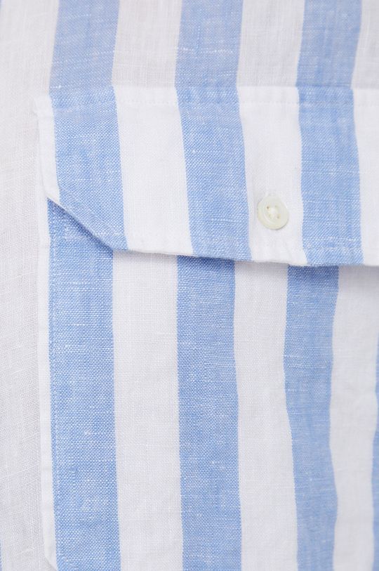 Ľanová košeľa Polo Ralph Lauren biela