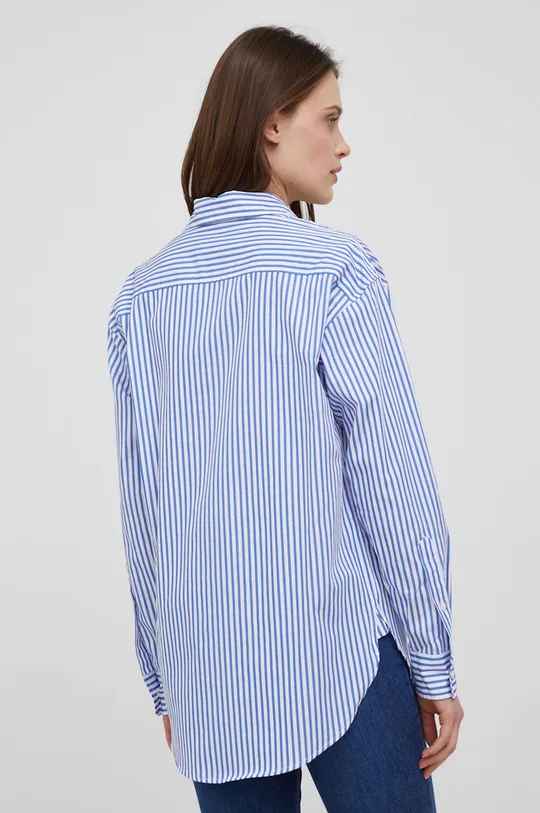 modrá Bavlnená košeľa Lauren Ralph Lauren