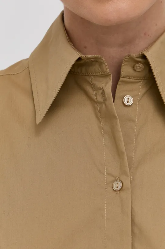 Herskind - Βαμβακερό πουκάμισο Mr Shirt μπεζ