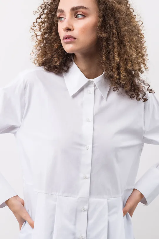 Βαμβακερό πουκάμισο Ivy Oak λευκό