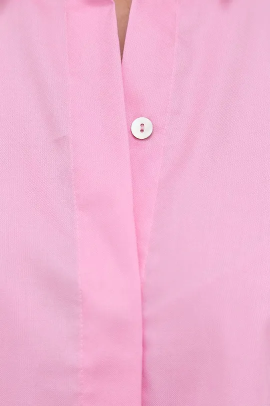 Βαμβακερό πουκάμισο Marella ροζ
