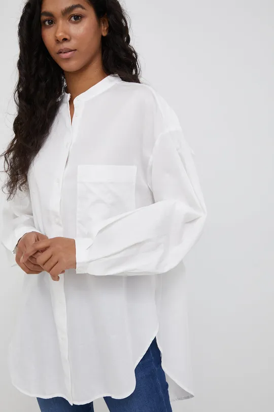 λευκό Marc O'Polo - Βαμβακερό πουκάμισο Γυναικεία