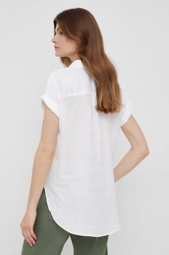 білий Сорочка з льону Lauren Ralph Lauren