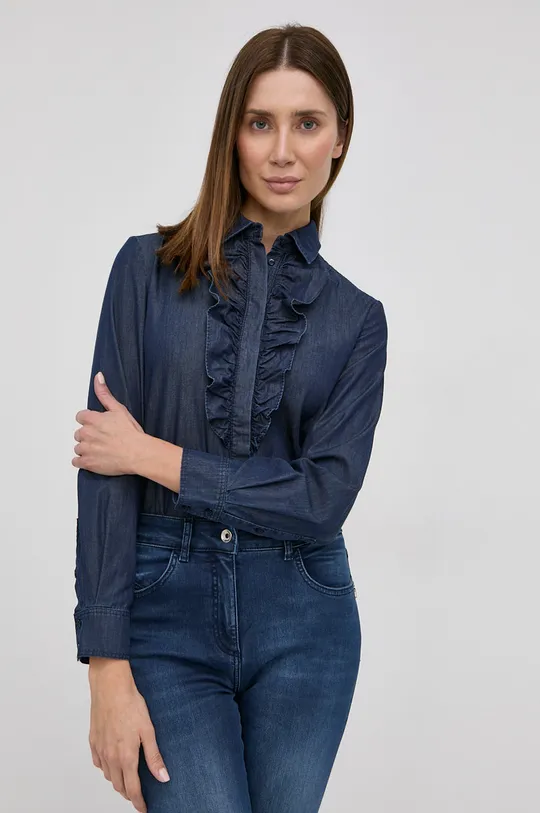 σκούρο μπλε Τζιν πουκάμισο MAX&Co. Γυναικεία
