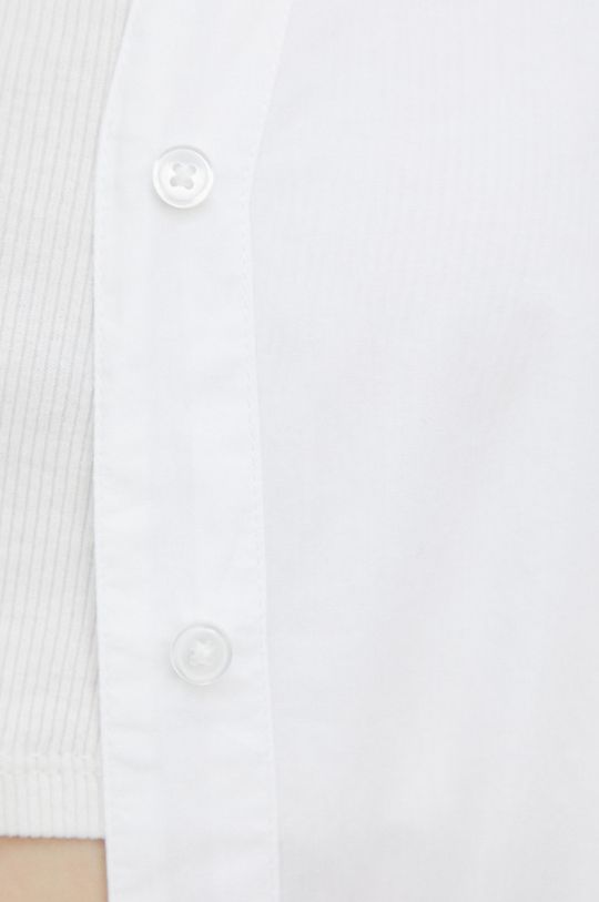 Pieces koszula bawełniana biały