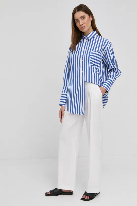 Βαμβακερό πουκάμισο Victoria Beckham  Φόδρα: 100% Οργανικό βαμβάκι Κύριο υλικό: 100% Βαμβάκι Κουμπιά: 100% Πολυεστέρας
