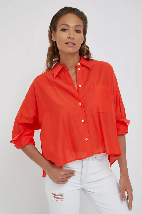 narančasta Košulja s primjesom svile Drykorn Ženski
