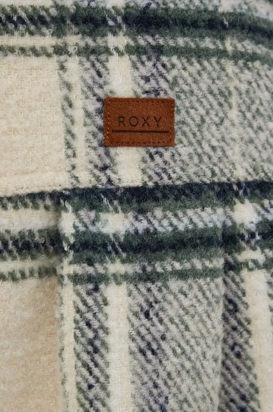 Košeľa s prímesou vlny Roxy béžová
