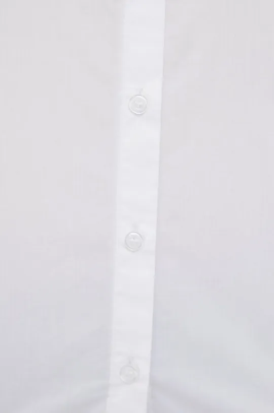 Βαμβακερό πουκάμισο Sisley λευκό