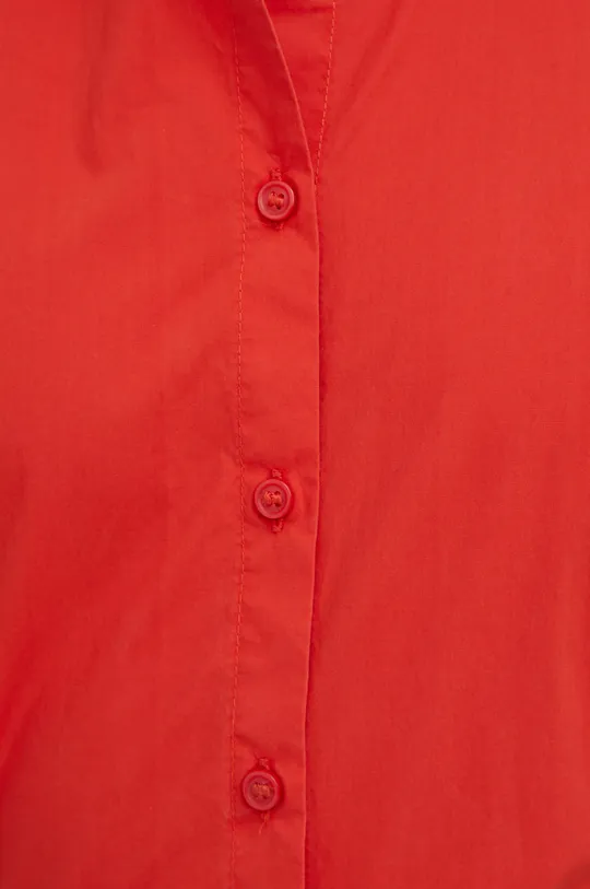 Bombažna srajca Sisley rdeča