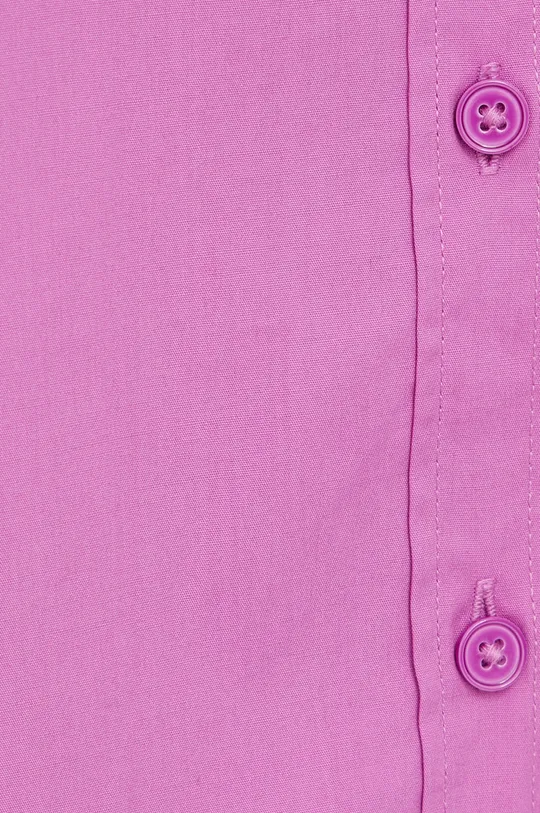 Βαμβακερό πουκάμισο United Colors of Benetton ροζ