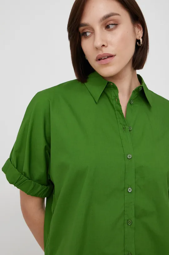 zielony United Colors of Benetton koszula bawełniana Damski
