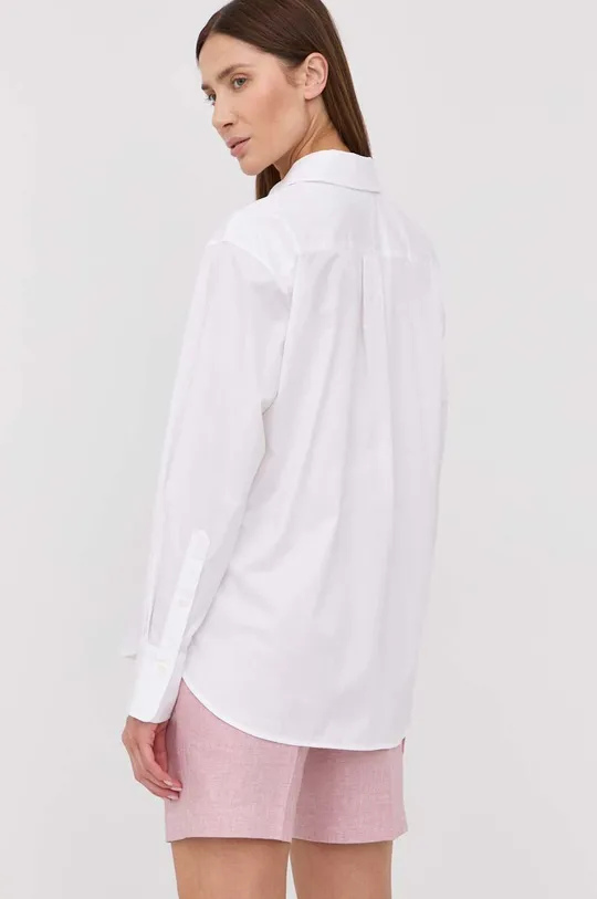 λευκό Βαμβακερό πουκάμισο Victoria Beckham