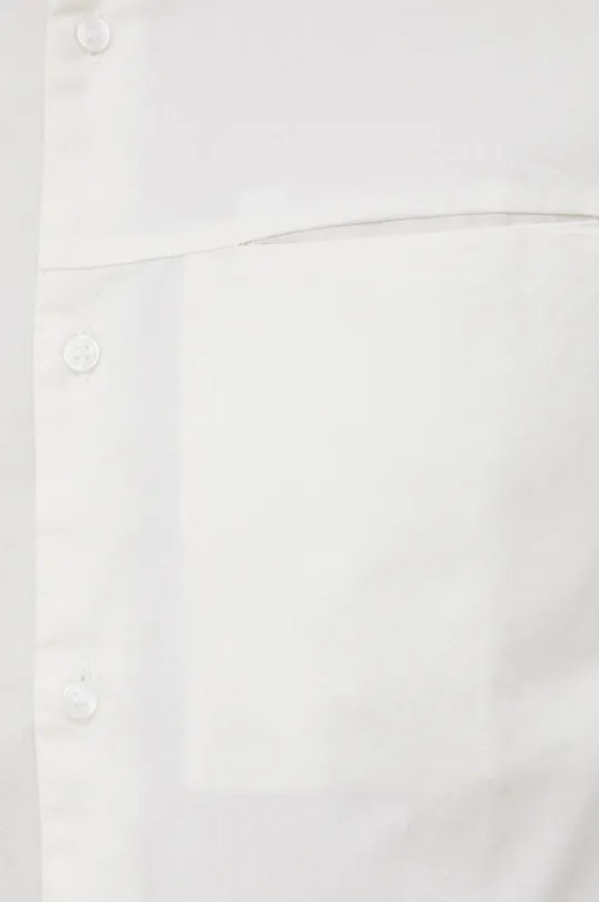 Βαμβακερό πουκάμισο Calvin Klein μπεζ