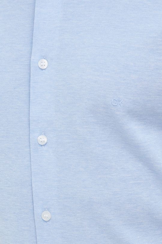 Pamučna košulja Calvin Klein svjetlo plava
