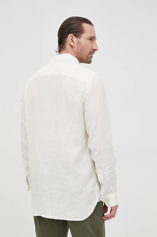 béžová Ľanová košeľa Tommy Hilfiger