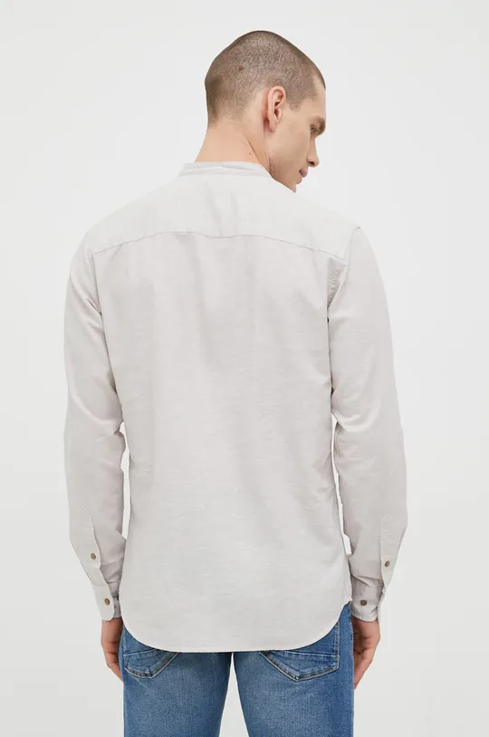 siva Košulja s dodatkom lana Premium by Jack&Jones