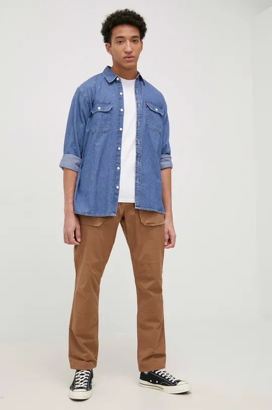 Levi's koszula jeansowa 80 % Bawełna, 20 % Konopie