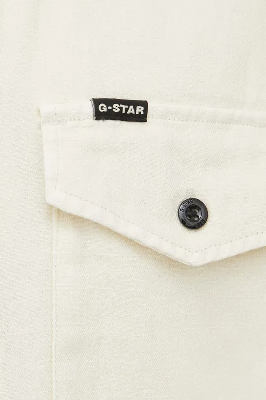 Bavlnená košeľa G-Star Raw béžová