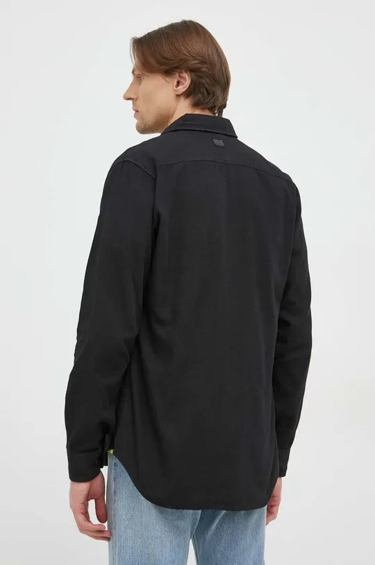 μαύρο Βαμβακερό πουκάμισο G-Star Raw