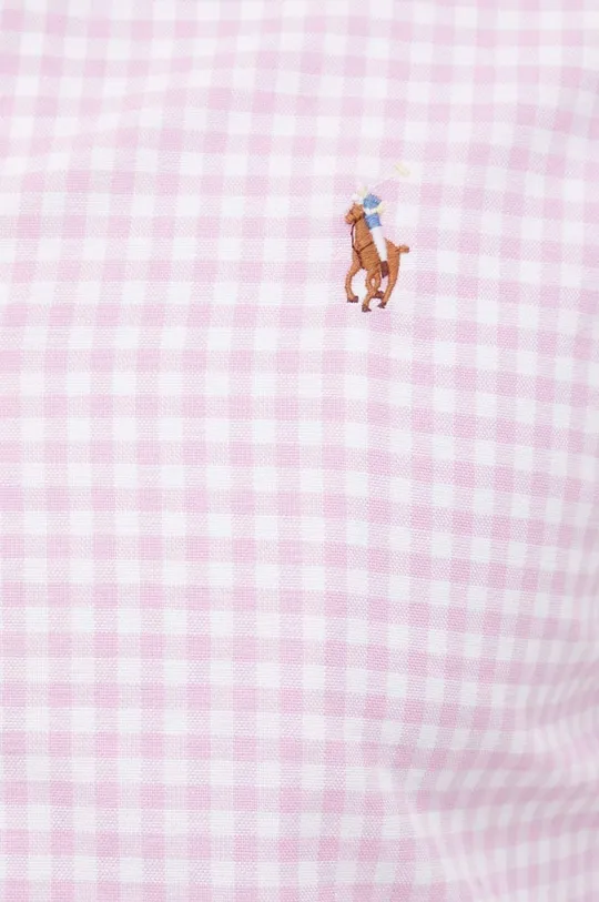 Pamučna košulja Polo Ralph Lauren roza