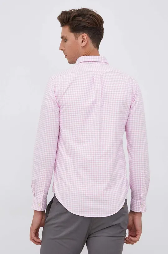 roza Pamučna košulja Polo Ralph Lauren