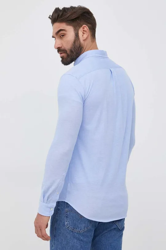 μπλε Βαμβακερό πουκάμισο Polo Ralph Lauren