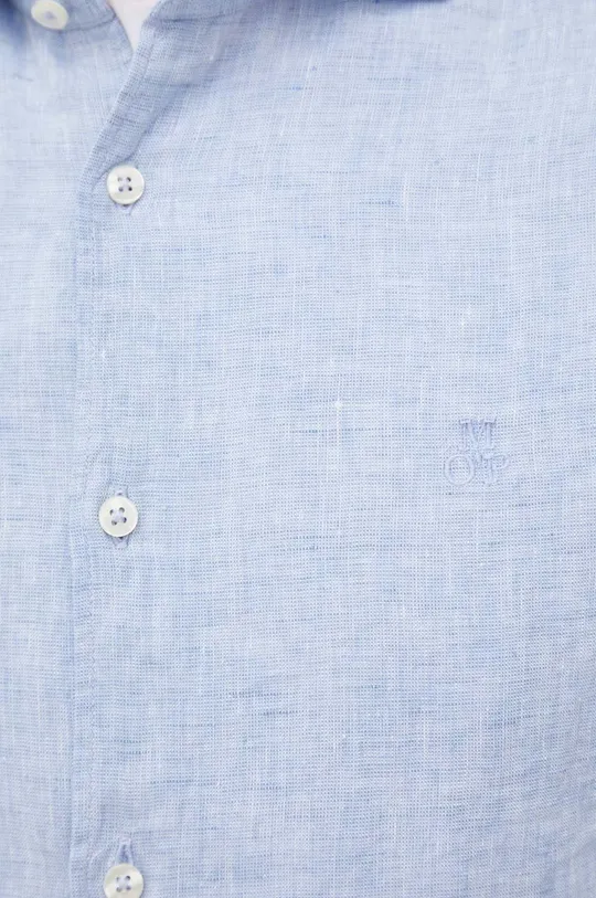 Сорочка з льону Marc O'Polo блакитний