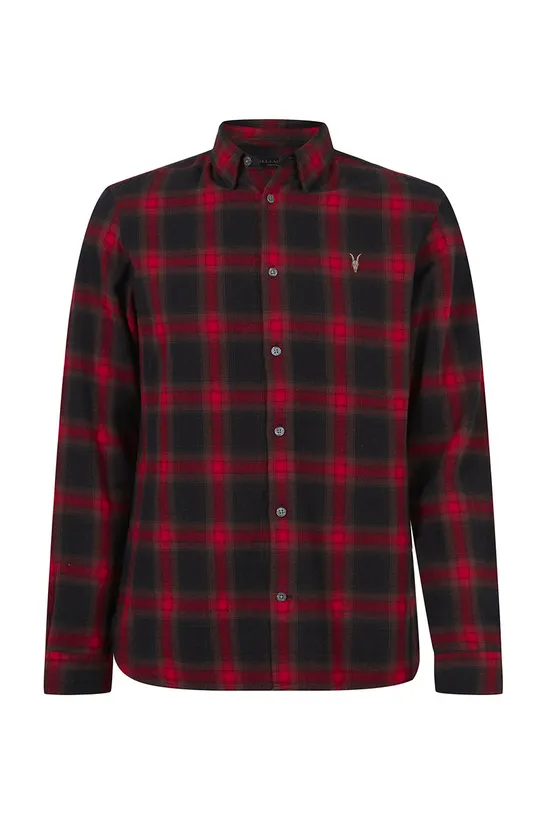 AllSaints Koszula bawełniana WINDHAM LS SHIRT Męski