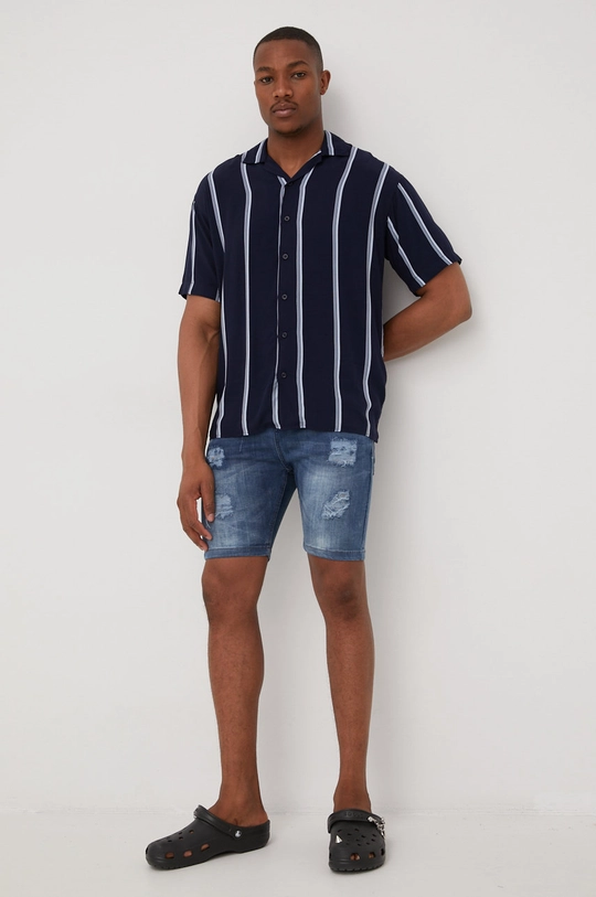 Košeľa Premium by Jack&Jones tmavomodrá