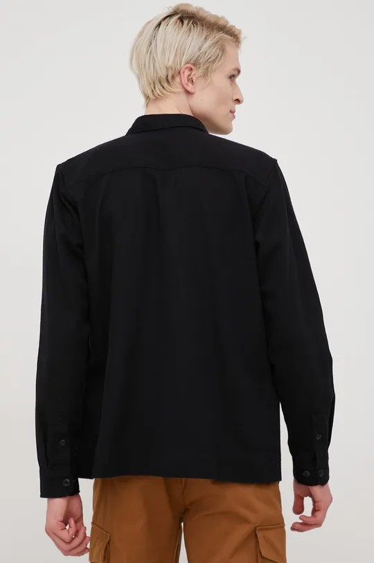 чёрный Рубашка с примесью льна Premium by Jack&Jones