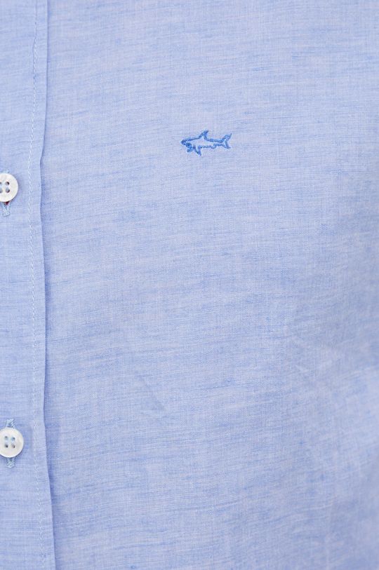 Plátěná košile Paul&Shark světle modrá