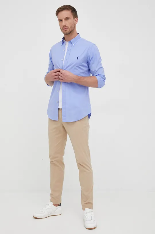 Рубашка Polo Ralph Lauren  91% Хлопок, 9% Эластан