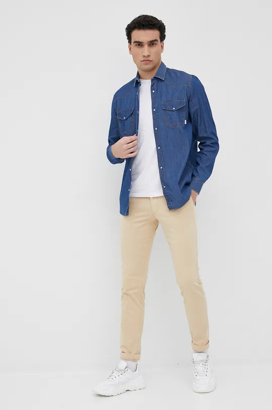 Liu Jo koszula jeansowa M122P201FORTTEX 100 % Bawełna