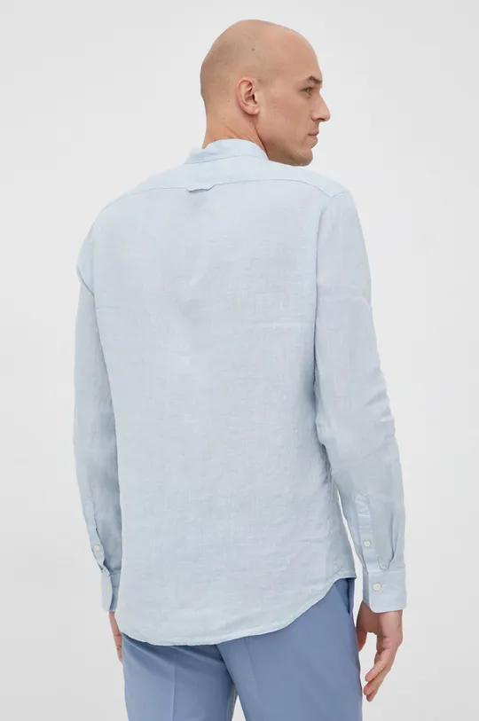 niebieski Drykorn koszula lniana