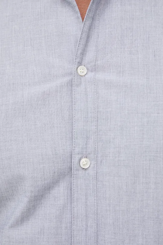 Βαμβακερό πουκάμισο Sisley γκρί