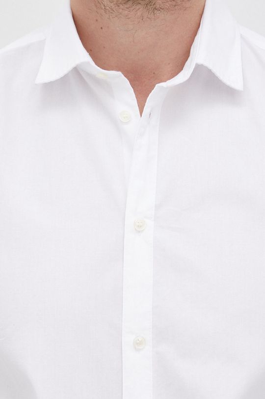 Bavlnená košeľa Sisley biela