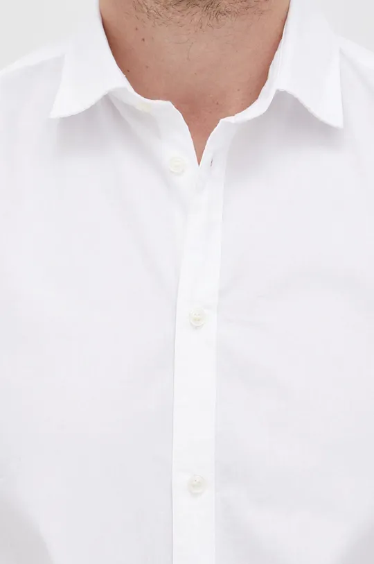 Хлопковая рубашка Sisley белый