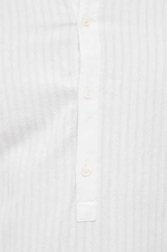 Sisley koszula bawełniana beżowy